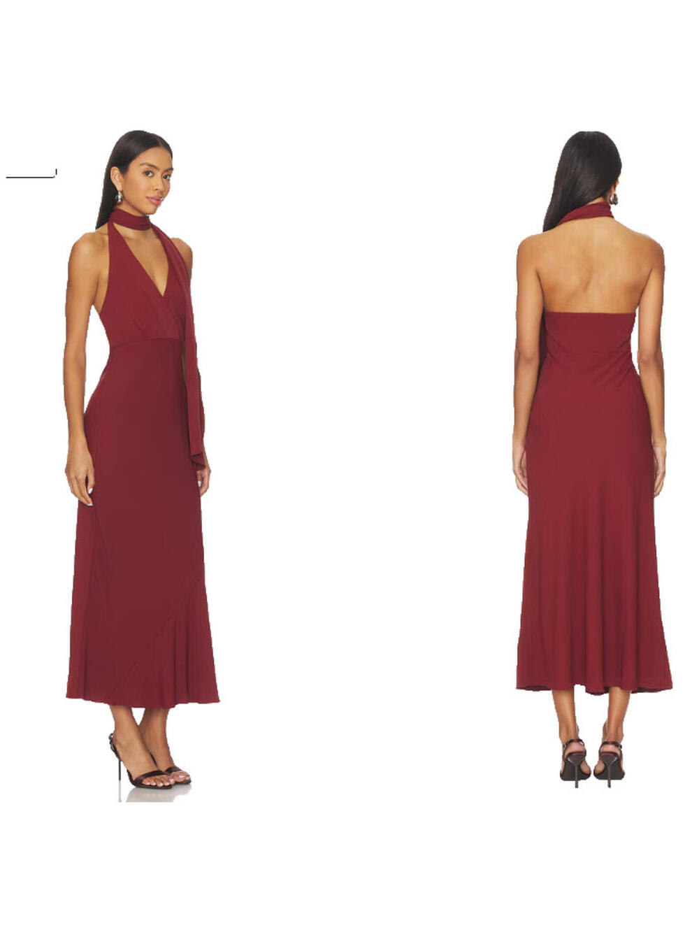 ASTR The Label Hilaire Dress Rust Brown size L NWT $138msrp - Picture 2 of 6